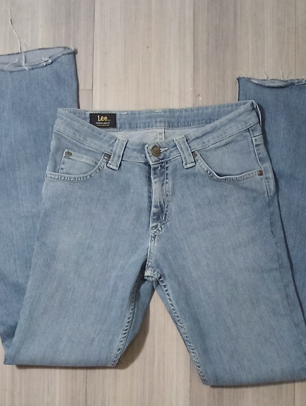 🌁 EUC: LEE; FELTON FLARE Y2K 90"S VINTAGE JEANS, LIGHT BLUE/29-35.